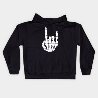 Heavy Metal, Horns Up Kids Hoodie